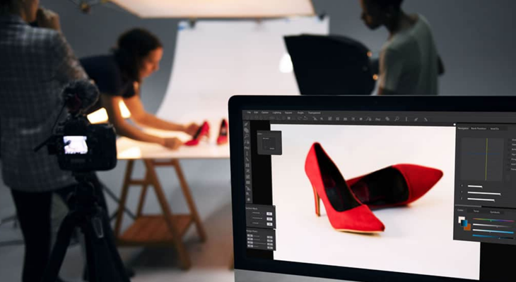 Editing product photos to improve clarity & sharpness for high-quality eCommerce presentation